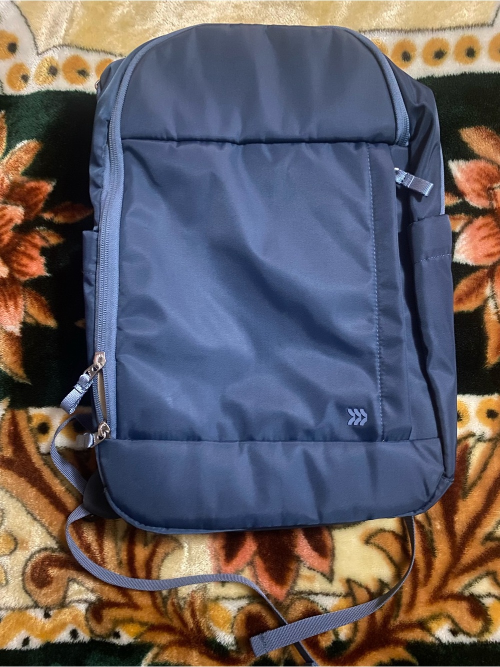 all in motion Blue Everyday Backpack with Subtle Logo